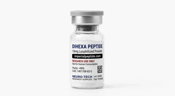 Pure Dihexa Peptide Research Compound Premium dihexa peptide vial for UK laboratory research