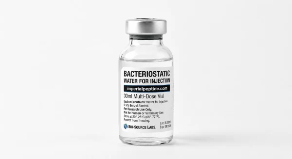 Premium Bacteriostatic Water 30ml Vial Premium bacteriostatic water vial for UK laboratory reconstitution